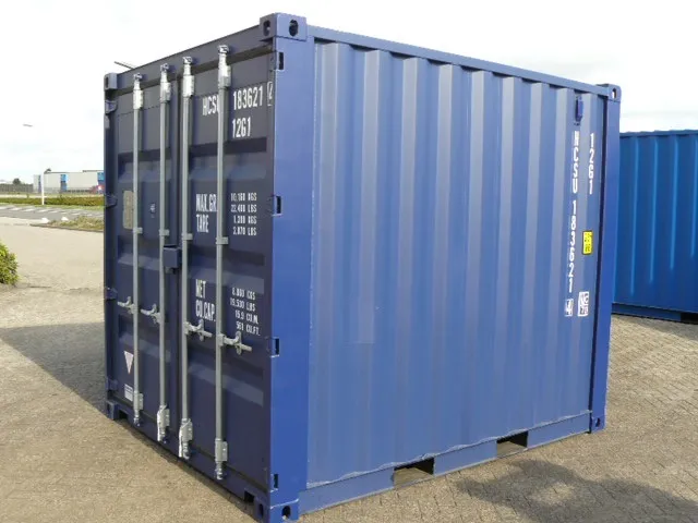 10 Fuß Standardcontainer – Blau