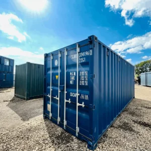 Gebrauchter 20-Fuß Seecontainer – Blau